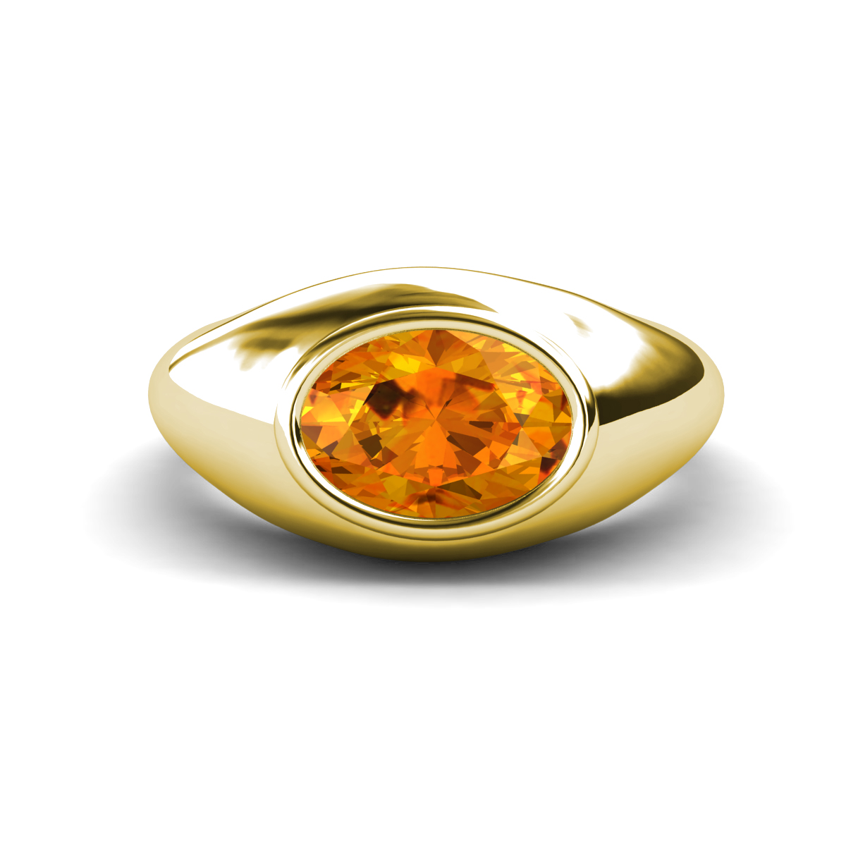 Dianne 1.70 ct Oval Shape Citrine Women Solitaire Engagement Ring 